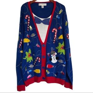 Jolly Sweaters Ugly Christmas Sweater SZ L